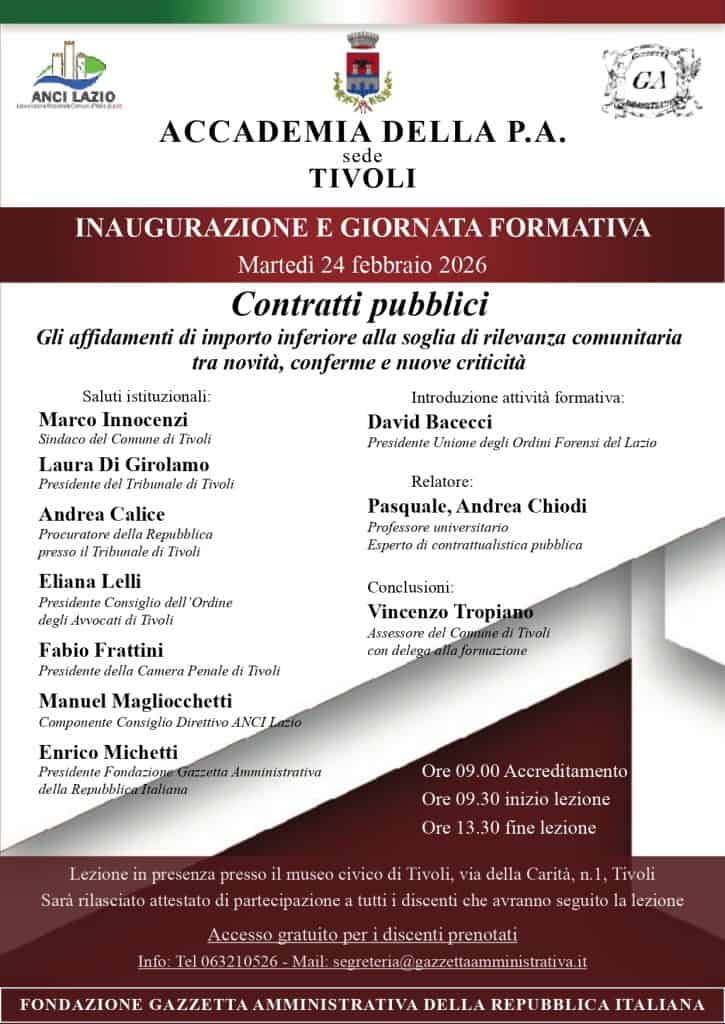academy of the p.a. tivoli 24.02.2026